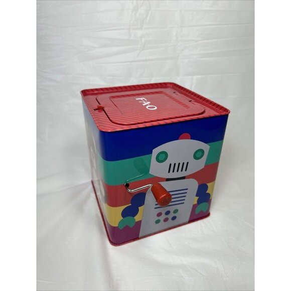 FAO Schwarz Jack In The Box 2011 Musical Tin Pop-Up Toy Soldier Bear C1 - Picture 5 of 9